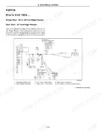 Case IH 2142, 2152, 2162 Draper Header — wiring diagram for lighting, reel speed, and turn lamp harness