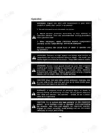 Case IH 385 Tractor operation manual page showing safety warnings for jump starting, road travel, stability, and passengers.