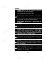 Case IH 485 Tractor operator manual page showing safety warnings for jump starting, road travel, and load stability.