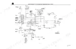 Case IH 644, 744, 844, 844S wiring diagram for tractors without directional signal lights, showing electrical components.