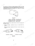 Case IH 685 Tractor check chain mounting bracket diagrams and Category 1 and 2 hitch position adjustment procedures.