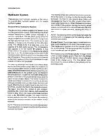 Case IH 8825, 8825HP Windrower Tractor hydraulic system description, covering ground drive and charge circuit operation.