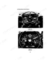 Case IH 885 operator manual page showing numbered operating controls for ROPS and Cab tractor instrument panels.