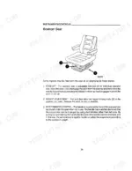 Case IH 895, 995 Tractors: Bostrom seat diagram showing fore/aft, height, and ride firmness control adjustment procedures.