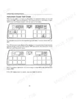 Case IH 9110, 9130, 9110-9130 instrument cluster self-check operating instructions and LCD display diagrams.