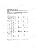 Case IH 956, 956XL, 1056, 1056XL front and rear wheel tread width adjustment table and position diagrams.