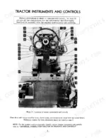 Case IH 966, 966 Tractor operator manual diagram showing numbered locations of tractor instruments and controls.