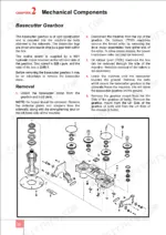 Case IH A7000, A7700, 7000, 7700 basecutter gearbox removal procedure and exploded view diagram of mechanical components.