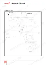 Case IH A7000, A7700, 7000, 7700 hydraulic circuit diagram showing the chopper circuit and Eaton vane pump system.