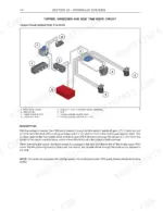 Case IH A8000, A8800 hydraulic diagram of topper circuit, showing P365 pump, manifold block, and Char-Lynn motors.