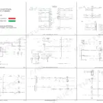 Case Ih Agriculture Flex Air 810, Flex Air 810 Applicator electrical wiring schematics for boom, gate, and foam controls.