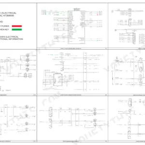 Case Ih Agriculture Flex Air 810, Flex Air 810 Applicator electrical wiring schematics for boom, gate, and foam controls.