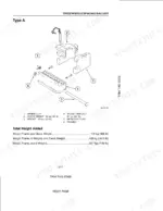 Case IH CX50-CX100 Tractors exploded view of Type A front ballast weight bracket, clevis, and retaining tube components.