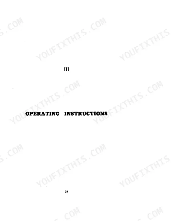 Case IH D Series Tractors manual section III, Operating Instructions page 29.