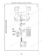 Case IH DC132 electrical wiring schematic for lighting control module, trailer harness, and 7-pin tractor receptacle.