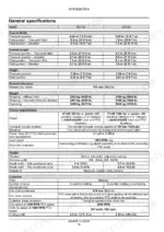 case-ih-dc133-dc163-disc-mower-conditioner-service-manual-48049005-specs-21.webp Case IH DC133/DC163 Disc Mower Conditioner general specifications table including dimensions, weight, and tractor requirements.