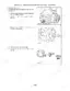 Case IH DCX131 PTO gearbox backlash adjustment and disassembly procedure steps with component diagrams.
