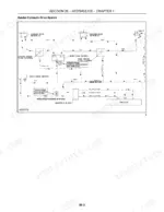 Case IH DHX182, DHX212, DHX252, DHX302, DHX362 header hydraulic drive system schematic showing motors and flow controls.