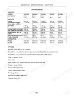 Case IH DHX182, DHX212, DHX252, DHX302, DHX362 header specifications table listing cut widths, weights, and options.