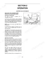 Case IH DX18E, DX22E, DX25E, MWX154S, MWX160S Tractors: Seat adjustment and seat belt operation diagram and instructions.