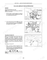 Case IH DX18E, DX22E, DX25E, MWX154S, MWX160S Tractors: Engine oil level check, filler cap, and drain plug service procedures.