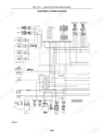Case IH DX23, DX26 electrical wiring diagram showing fuse box, instrument panel connector, lights, and engine components.