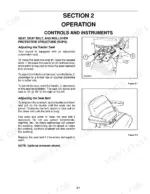 Case IH DX35, DX40, DX45, D35, D40, D45 seat adjustment and seat belt operation procedures with diagrams.
