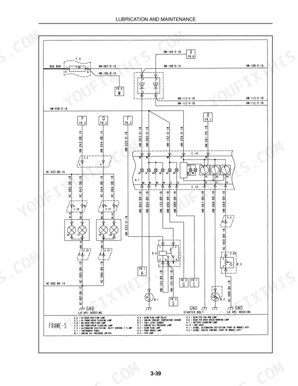 Case IH DX35, DX40, DX45, D35, D40, D45 electrical system components and instrument panel layout, page 92.