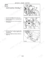 case-ih-dx48-dx55-tractors-repair-manual-87367137-procedures-98.webp Case IH DX48, DX55 engine removal procedure: battery, hood, and radiator coolant draining steps with component diagrams.
