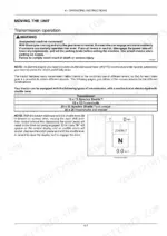 case-ih-farmall-115c-tractor-operator-manual-47537111-operations-97.webp Case IH Farmall 115C transmission operation instructions, shuttle lever types table, and neutral display diagram.