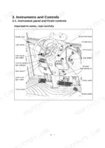 Case IH FARMALL 60B instrument panel and front controls diagram showing levers, switches, and pedals.