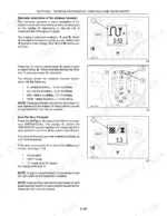 Case IH Farmall 75U-115U operator manual: Odometer and Area Per Hour forecast display and control button operations.
