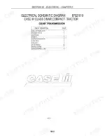 Case IH Farmall 40/45/50 electrical schematic index table for gear transmission systems.