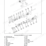 Case IH Farmall 55C 65C 75C Bosch hydraulic pump exploded view and parts list