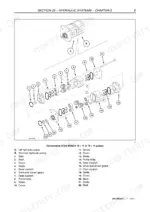 Case IH Farmall 55C 65C 75C Bosch hydraulic pump exploded view and parts list