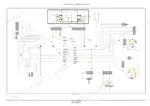 Case IH JX55T, JX75T Tractor electrical system wiring diagram showing instrument cluster, fuses, and connectors.