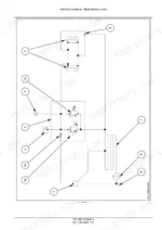 Case IH LB324–LB434 Square Baler hydraulic diagram for the bale density circuit.