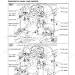 Case IH MAXXFARM 40, MAXXFARM 50 instrument panel and front controls diagram for MEC and HST tractor models.
