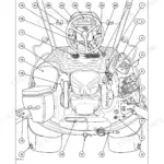 Case IH Maxxum MXU100–MXU135 cab and platform controls diagram with numbered components.