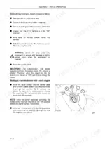 Case IH MXU100-135 PRO tractors engine starting procedure and starter switch position diagram.