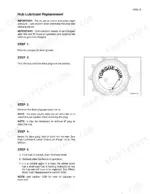 Case IH PATRIOT 4420 hub lubricant replacement procedure with Torque-Hub drain plug location diagram.