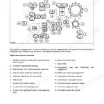 Case IH Puma 165-210 tractor control panel diagram with switch operation list