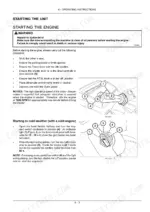 Case IH Puma 130-160 CVX engine starting procedure, shuttle lever, and ignition switch diagrams.
