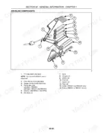 Case IH RBX-series round baler driveline components diagram showing PTO, slip clutches, rolls, and belts.