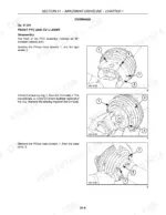 Case IH RBX453-563 front PTO and CV U-joint disassembly and shield removal procedures