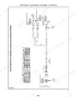 Case IH RBX453-563 wiring diagram for rotor knife and reverse solenoid valve baler harness