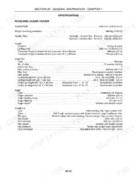Case IH RD162, RD182 specifications table for disc auger header, cutter bar, auger, and conditioner components.