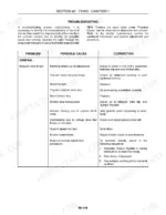 Case SBX520–SBX550 Square Baler troubleshooting table for bale length and knotter issues.