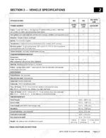 Case IH Scout Utility Vehicle specifications table covering engine, chassis, dimensions, and weight for 4x2 and 4x4 models.