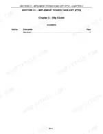 Case IH SMX91, SMX91 Mower-Conditioner table of contents for Section 31, Chapter 2: Slip Clutch PTO components.